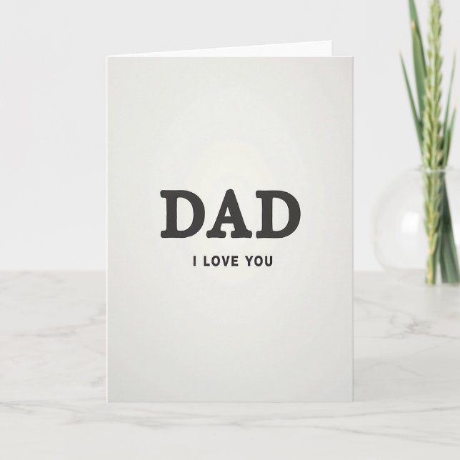 Loving Dads Serif Typ Kort (Framsida)