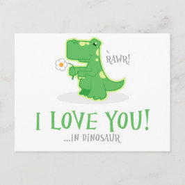 Loving Dinosaur Vykort