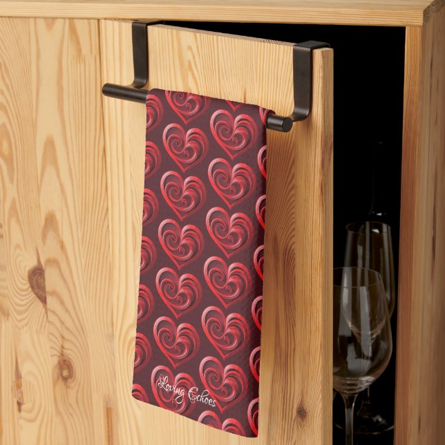 Loving Echoes Kitchen Towels Kökshandduk (Thirds Fold)