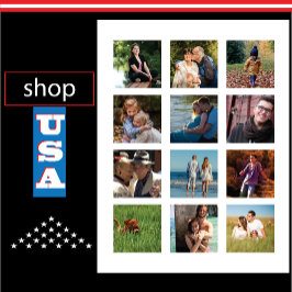 Loving Family Collage 12-bild - otrolig Vykort