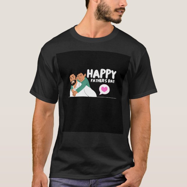 Loving Far Son Embrace Design T Shirt (Framsida)