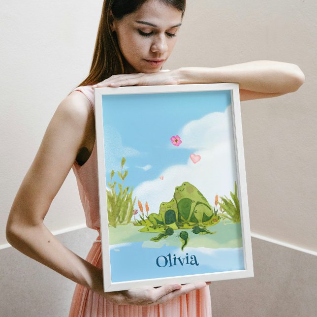 Loving Frog Family Poster (Skapare uppladdad)