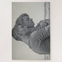 Loving Gay Couple - Charcol Sketch -
