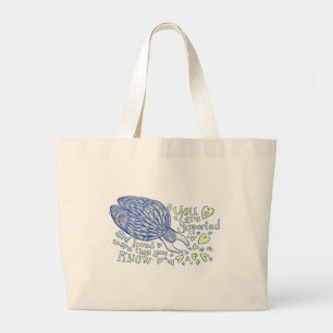 Loving Guardian Angel Art Tote Bag Jumbo Tygkasse