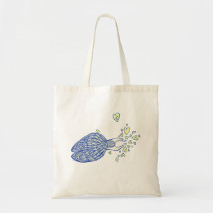 Loving Guardian Angel Art Tote Bag Tygkasse