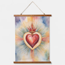 Loving Heart of Jesus Watercolor