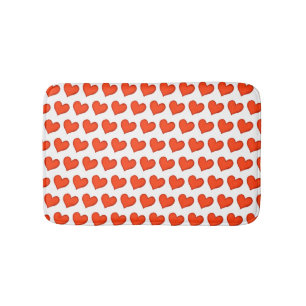 Loving Hearts Bath Mat Badrumsmatta