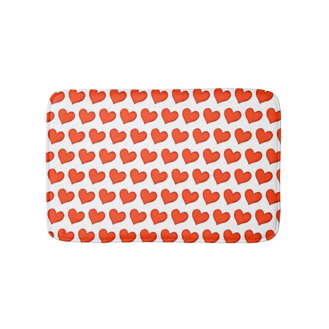 Loving Hearts Bath Mat Badrumsmatta (Framsidan)