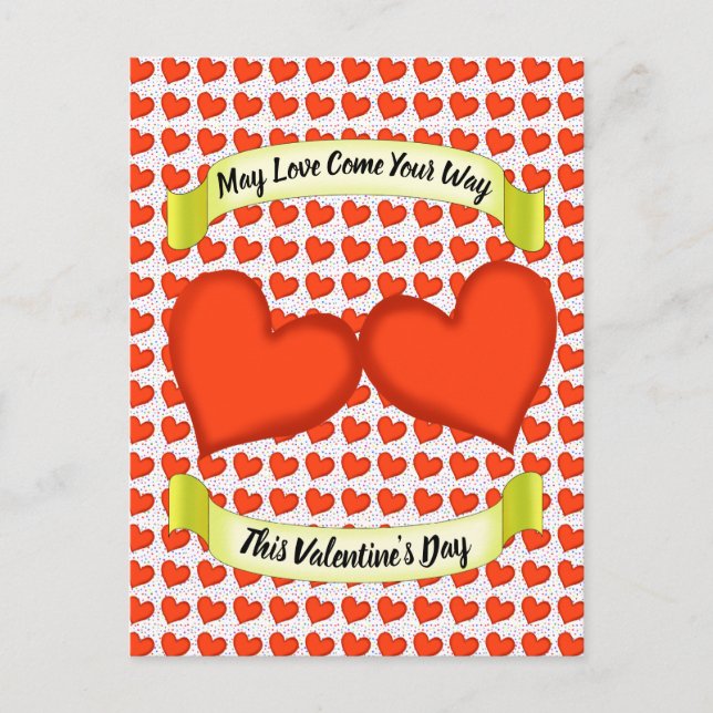 Loving Hearts vykort (Framsida)