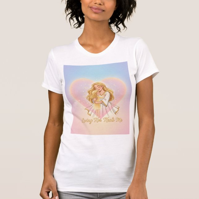 Loving Her Heals Me – Inner Child Reunion Art T Shirt (Framsida)