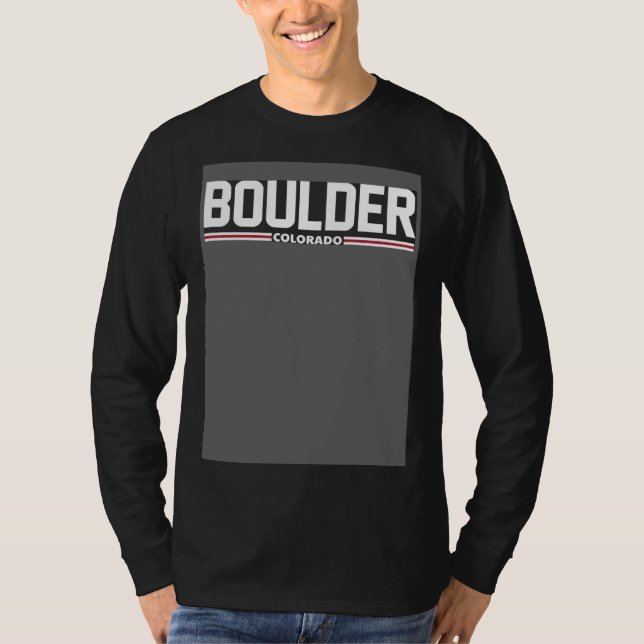 Loving Home City Boulder Colorado T Shirt (Framsida)
