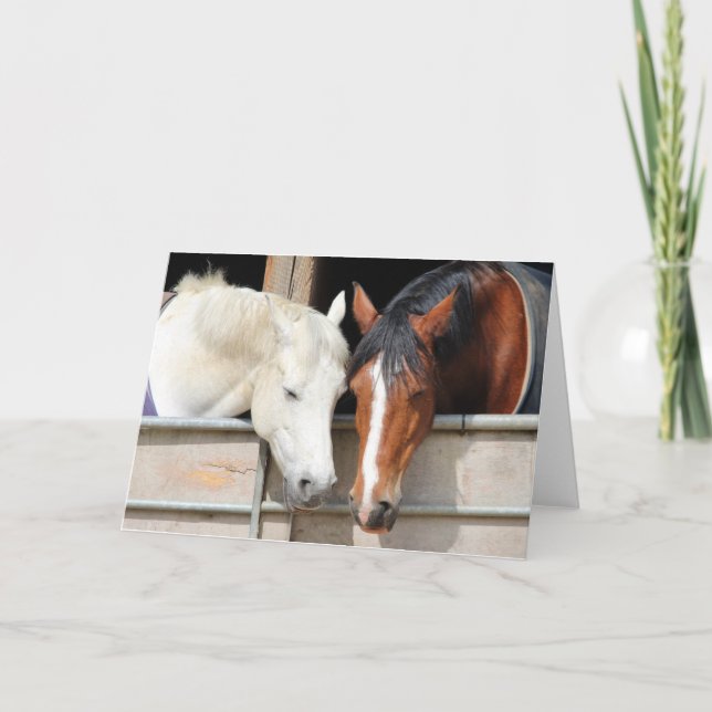 Loving Horses Kort (Framsida)