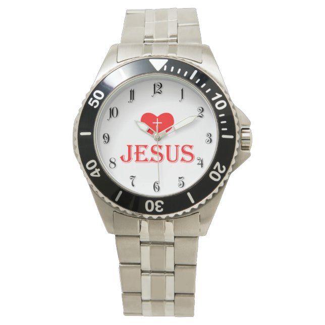 Loving Jesus Armbandsur (Framsida)