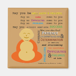 Loving Kindness Buddhist Metta Magnet