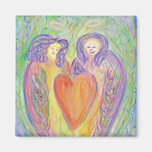 Loving Kindness Guardian Änglar Art Fridge Magnet