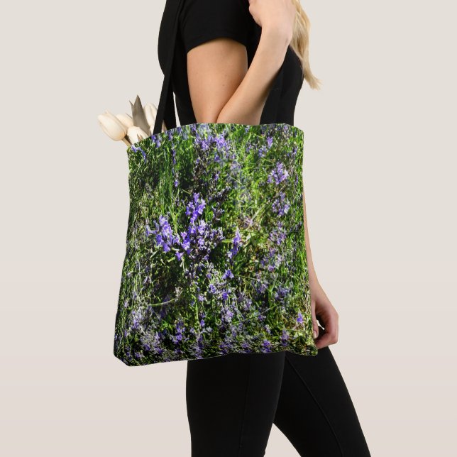 Loving Lavender.... Tygkasse (Närbild)