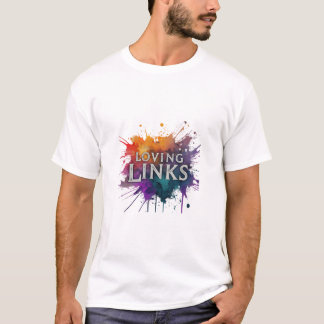 "Loving Links" har en charmig t-shirt-design T Shirt