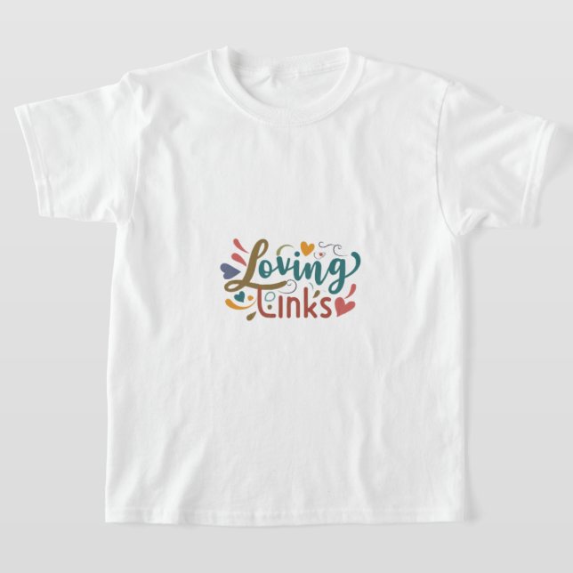 Loving Links t-shirt-design T Shirt (Laydown)