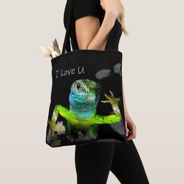 Loving Liz - Tote Bag Tygkasse (Närbild)