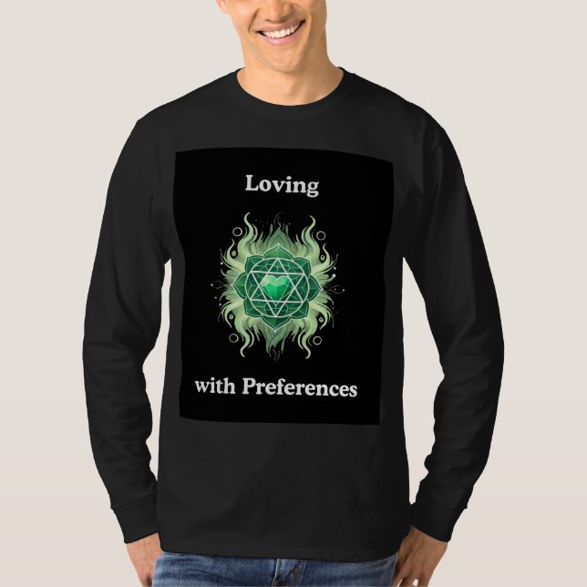 Loving med preferenser-Långärmad T Shirt (Framsida)