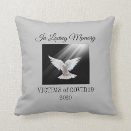 Loving memory, Covid 19 offer, grått Kudde