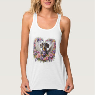 Loving Memory Dachshund Linne Med Racerback