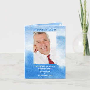 Loving Memory Firande Memorial Photo Tack Anteckningskort