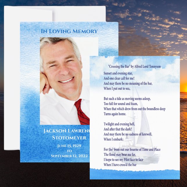 Loving Memory Firande of Life Memorial Photo (Skapare uppladdad)