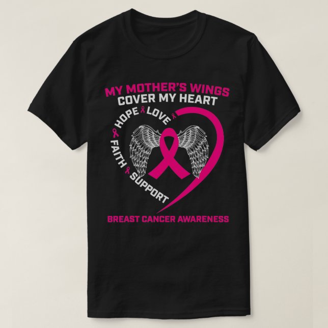 Loving Memory Gifts Mor Mamma Rosa Breast Cancer T Shirt (Design framsida)