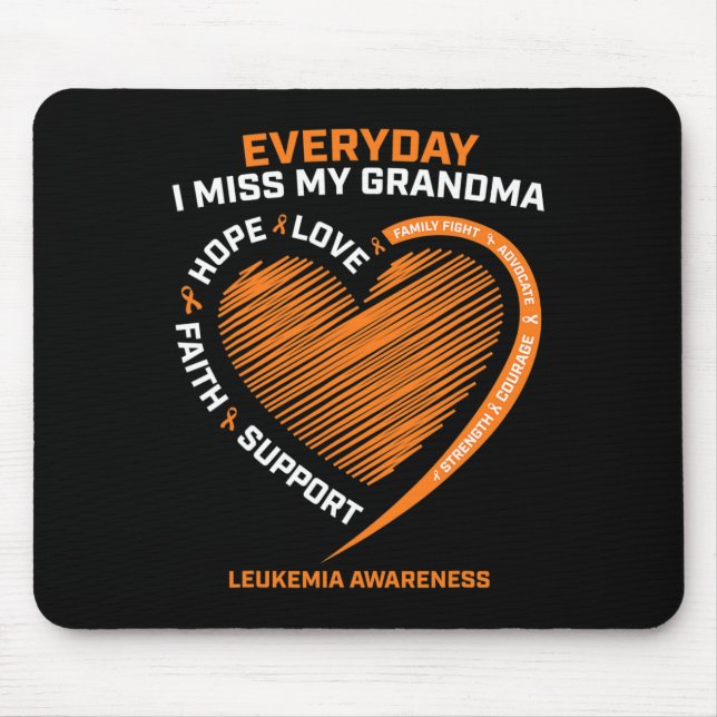 Loving Memory of My Grandma Leukemia Awareness Musmatta (Framsidan)