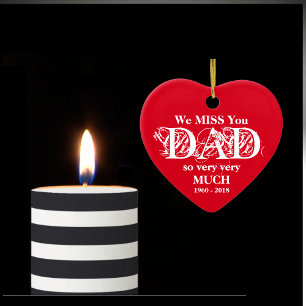 Loving Memory Personlig Pappa jul Ornament