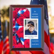 Loving Memory Veteran/Loved One Plaque