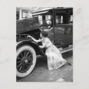 Loving Min gamla bil, 1920-talet Vykort