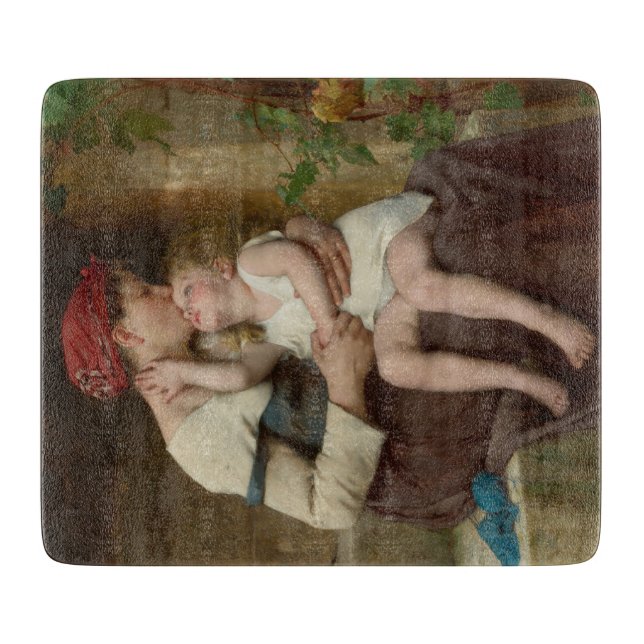 Loving Mor med sitt fosterbarn (Perrault) (Framsidan)