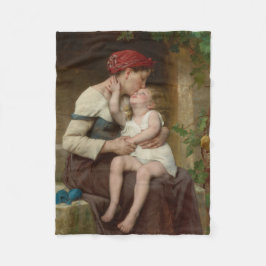 Loving Mor med sitt fosterbarn (Perrault) Fleecefilt