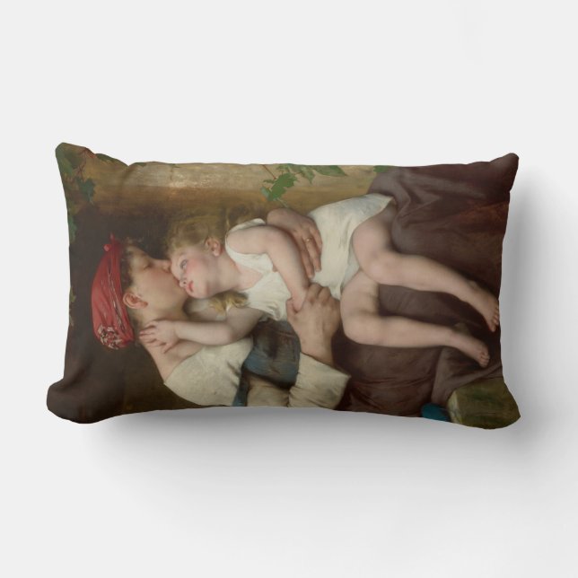 Loving Mor med sitt fosterbarn (Perrault) Lumbarkudde (Framsida)