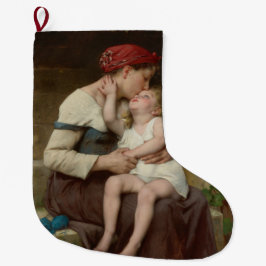 Loving Mor med sitt fosterbarn (Perrault) Stor Julstrumpa