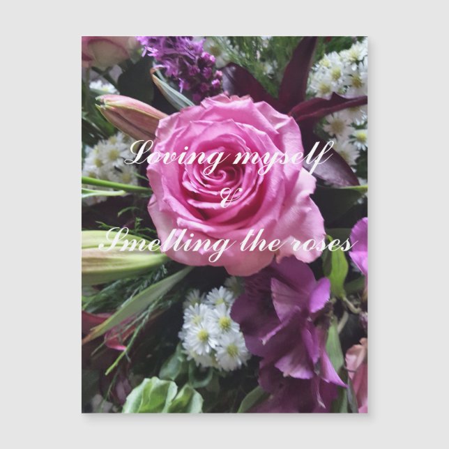 Loving Myself Magnetic Card (Framsida)