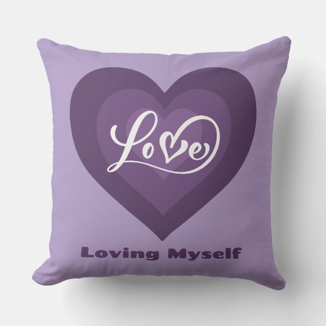Loving Myself Self Kärlek Kudde (Framsida)