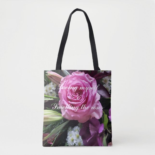 Loving Myself Tote Bag Tygkasse (Framsida)