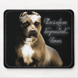 Loving Pet Pitbull Mouse Pad Musmatta