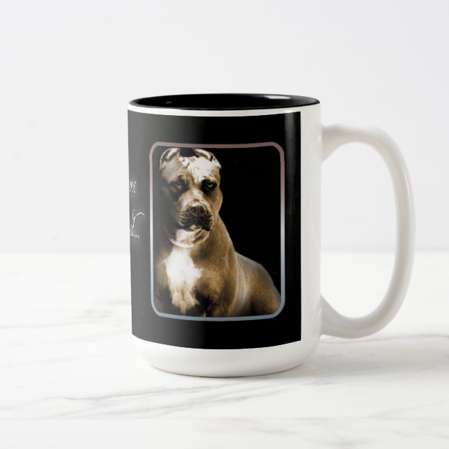 Loving Pet Pitbull Mugg (Höger)
