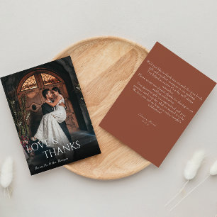 Loving Photo Terracotta Tack Kort