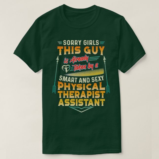 Loving Physical Therapist Assistant T Shirt (Design framsida)