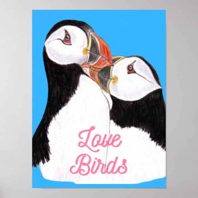 Loving Puffins  Poster (Framsidan)
