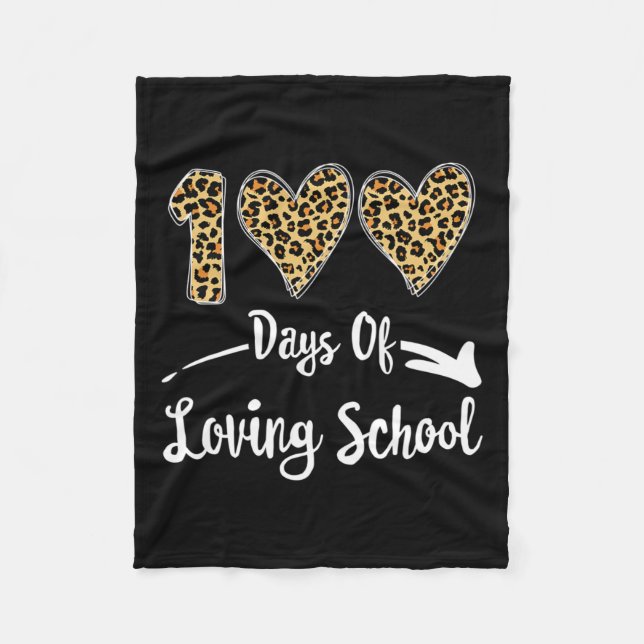 Loving School-dagar Fleecefilt (Framsidan)