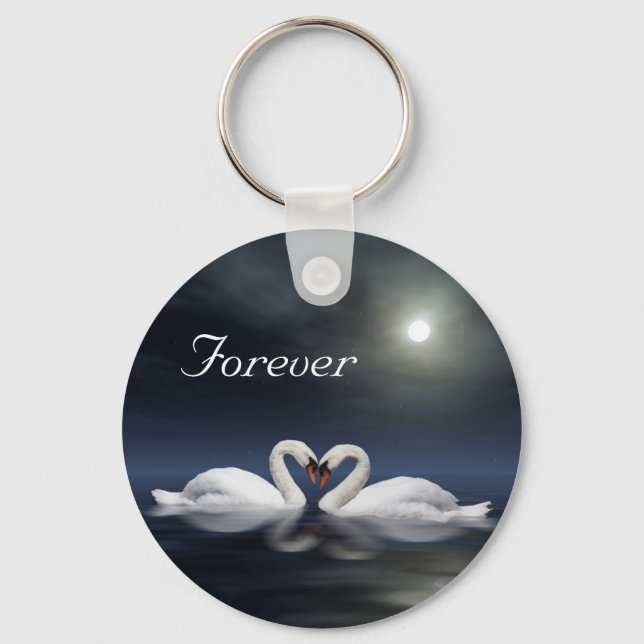 Loving svanar nyckelring (Framsida)