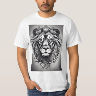 Loving T-shirt för manar med lejon design