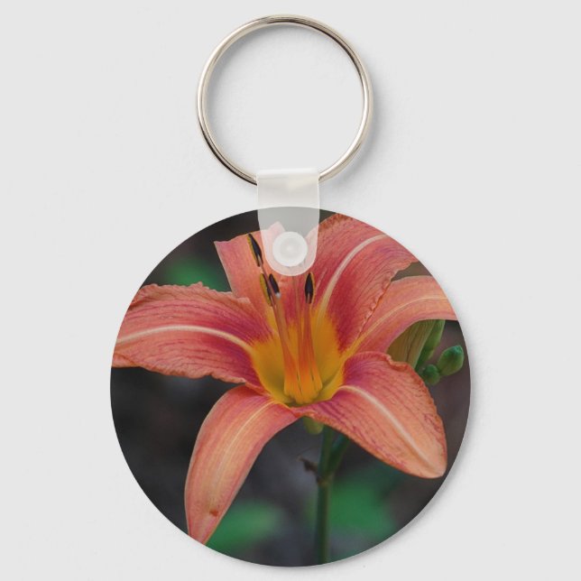 Loving Tawny Daylily Apparel and Gifts Nyckelring (Framsida)