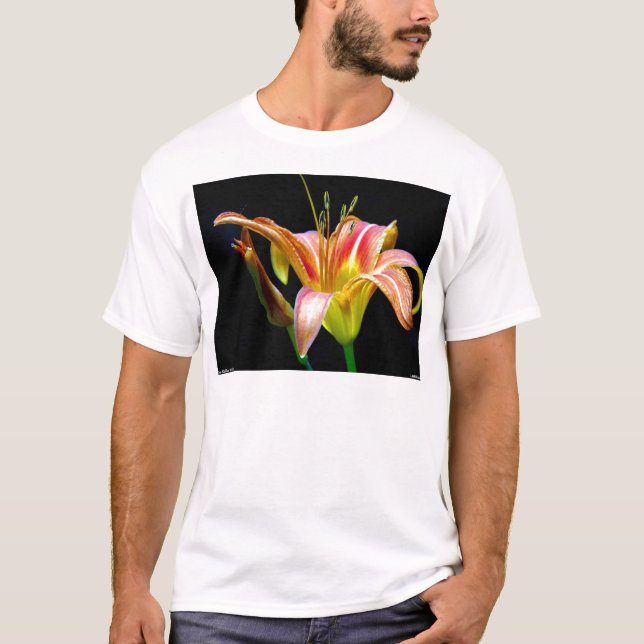 Loving Tawny Daylily II Apparel och presenter Tee (Framsida)